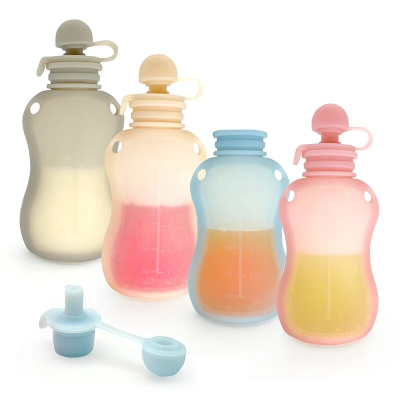 Reusable Silicone Food & Milk Pouch